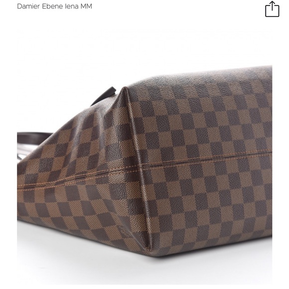 Authentic Louis Vuitton Damier Lena MM Shoulder Bag - Picture 10 of 13